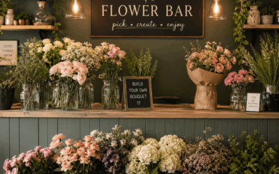 Flower bar – la vera novità dei matrimoni 2022