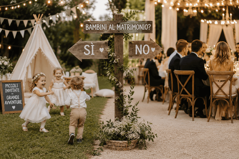 bambini al matrimonio